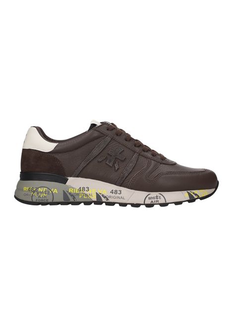 Premiata Lander 8658 Sneaker in Brown Leather Men's PREMIATA |  | LANDER VAR8658